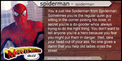 Movie hero - Spiderman